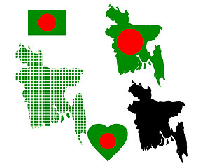 Image showing Bangladesh map