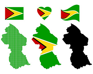 Image showing map Guyana