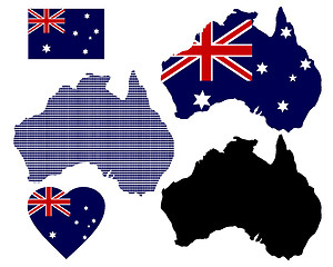 Image showing map of Australia