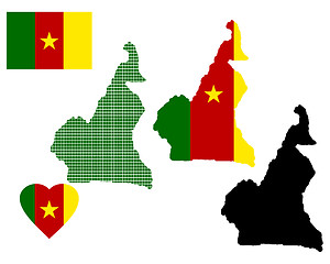 Image showing map of Cameroon