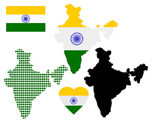 Image showing map of India