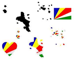 Image showing map of Seychelles