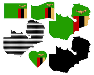 Image showing map Zambia