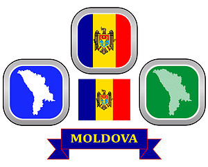 Image showing map of Moldova