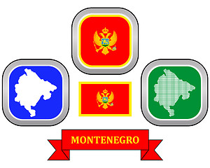 Image showing map of Montenegro