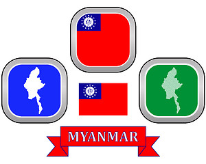 Image showing map of Myanmar