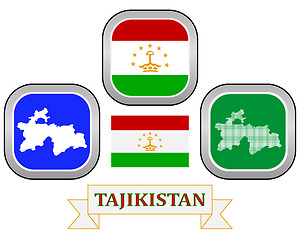 Image showing symbol of  Tajikistan