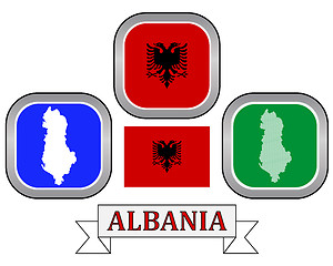 Image showing map of Albania