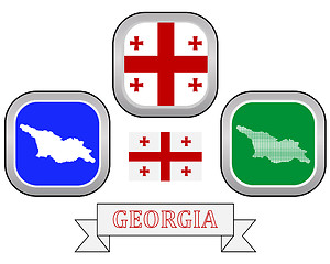 Image showing map of Georgia