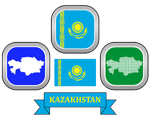 Image showing map of Kazakhstan