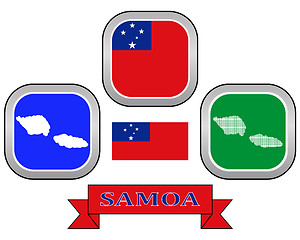 Image showing map of Samoa