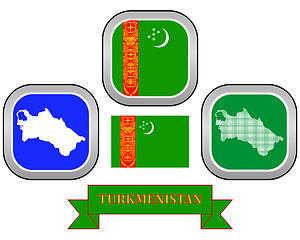 Image showing symbol of Turkmenistan