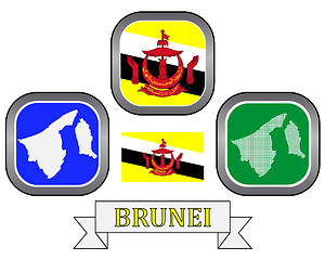 Image showing Brunei map