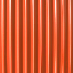 Image showing Retro looking Corrugated steel