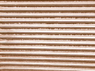 Image showing Retro looking Corrugated steel