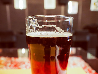 Image showing Retro look Ale beer