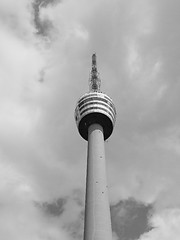 Image showing TV tower in Stuttgart