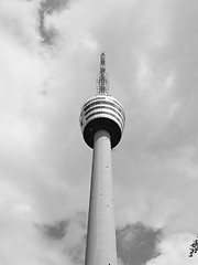 Image showing TV tower in Stuttgart