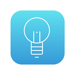 Image showing Lightbulb line icon.