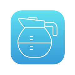 Image showing Carafe line icon.