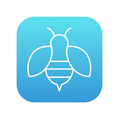 Image showing Bee line icon.