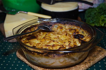 Image showing Traditional herrings gratin