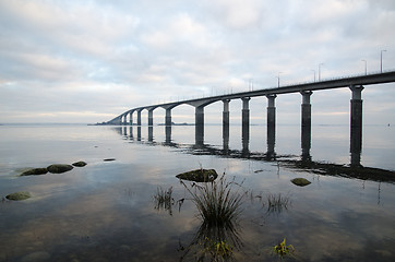 Image showing Bridge with water reflections