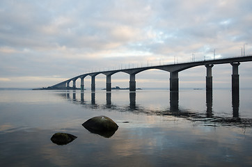 Image showing The Oland bridge in Sweden