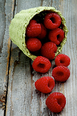 Image showing Fresh Sweet Raspberries