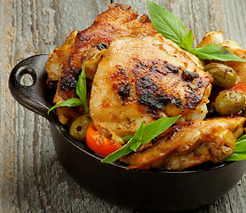 Image showing Crispy Roasted Chicken