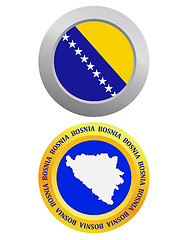 Image showing button as a symbol  Bosnia