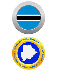 Image showing button as a symbol  BOTSWANA