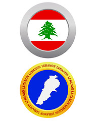 Image showing button as a symbol  LEBANON