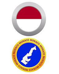 Image showing button as a symbol  MONACO