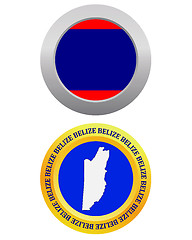 Image showing button as a symbol BELIZE