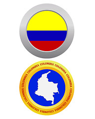 Image showing button as a symbol COLOMBIA