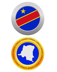 Image showing button as a symbol CONGO