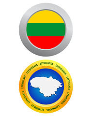 Image showing button as a symbol LITHUANIA
