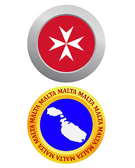 Image showing button as a symbol MALTA
