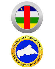 Image showing button as a symbol map CENTRAL AFRICAN REPUBLIC