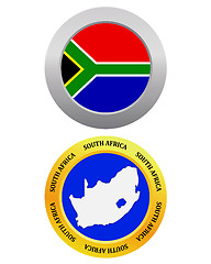 Image showing button as a symbol map SOUTH AFRICA