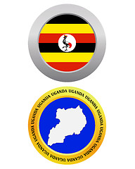 Image showing button as a symbol map UGANDA
