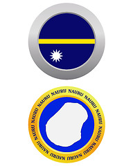 Image showing button as a symbol NAURU