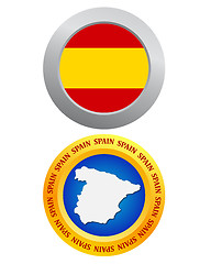 Image showing button as a symbol of Spain
