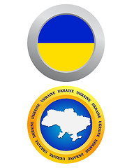 Image showing button as a symbol of Ukraine