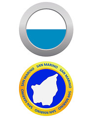 Image showing button as a symbol SAN MARINO