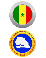 Image showing button as a symbol SENEGAL