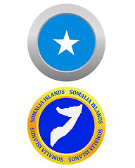 Image showing button as a symbol SOMALIA ISLANDS