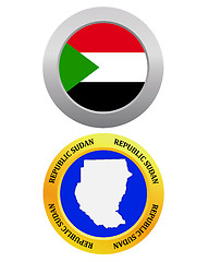 Image showing button as a symbol SUDAN