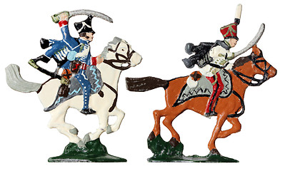 Image showing French Hussars Toy Soldiers